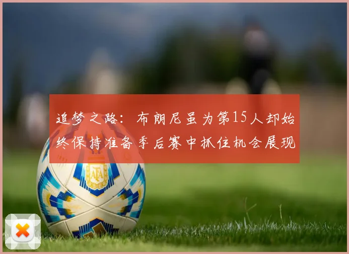 追梦之路：布朗尼虽为第15人却始终保持准备季后赛中抓住机会展现自我
